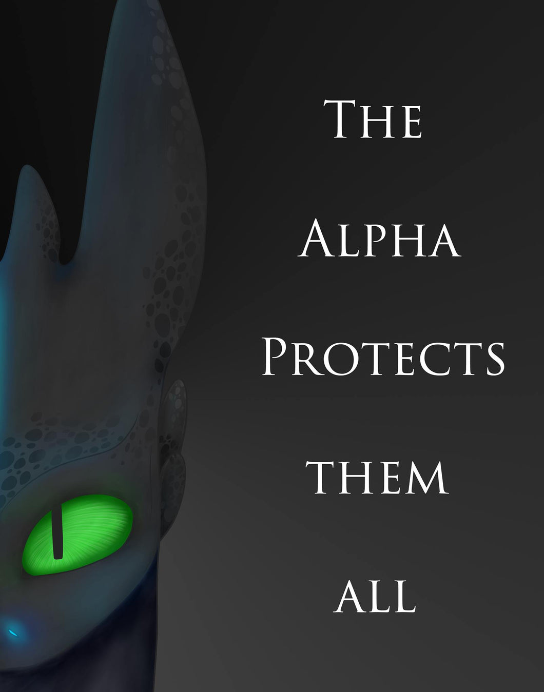 5x7 The Alpha Protects Them All